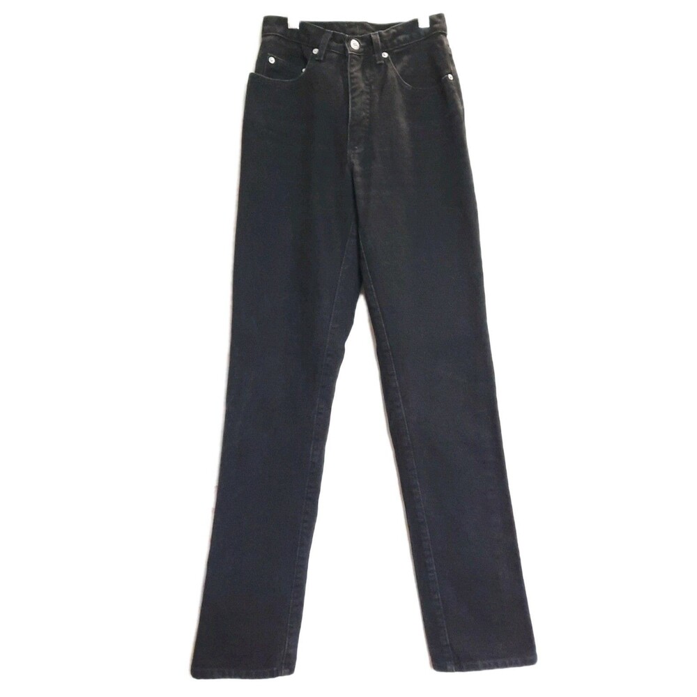 VTG Guess Jeans Mens 28x34 Black Straight Leg Made In USA 90s